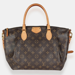 Louis Vuitton: Коричневая сумка 