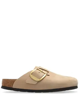 Birkenstock: Бежевые сандалии 
