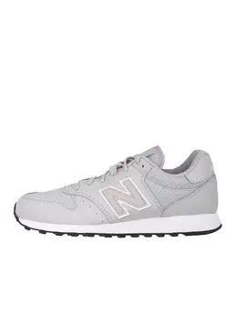 New Balance: Серые кроссовки 