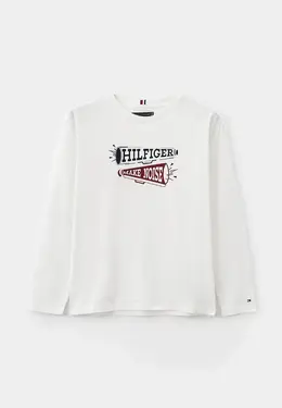 Tommy Hilfiger: Белый свитшот 