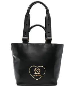 Love Moschino: Чёрная сумка-шоппер 