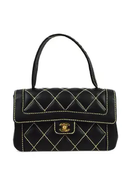 CHANEL Pre-Owned: Чёрная сумка 