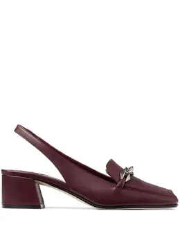 Jimmy Choo: Бордовые туфли 