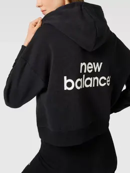 New Balance: Чёрная толстовка 