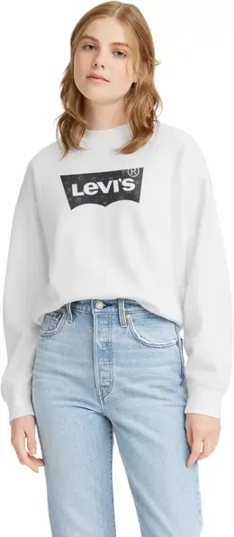 LEVIS: Белый свитшот 