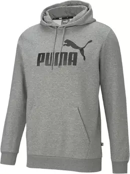 PUMA: Серая толстовка  Essentials