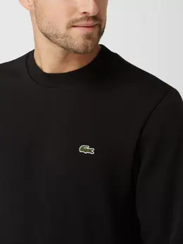 Lacoste: Чёрный свитшот 