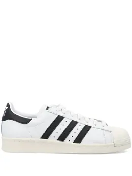 adidas: Чёрные кроссовки  Superstar