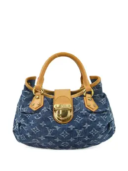 Louis Vuitton Pre-Owned: Голубая сумка 