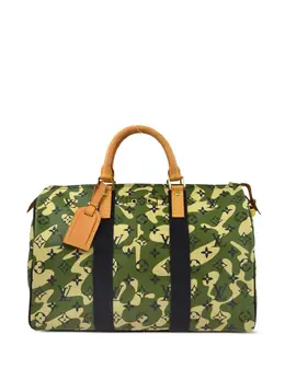 Louis Vuitton Pre-Owned: Сумка цвета хаки 