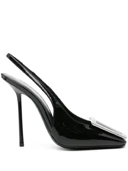 Saint Laurent: Чёрные туфли 