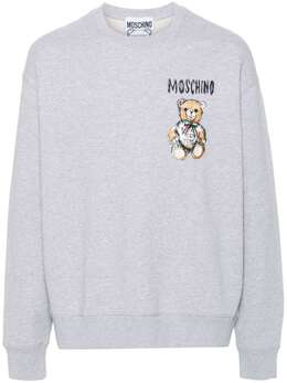 Moschino: Свитшот  Teddy Bear с принтом