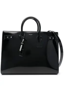 Saint Laurent: Чёрная сумка-шоппер  Sac de Jour