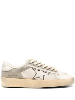 Golden Goose: Бежевые кроссовки  Stardan