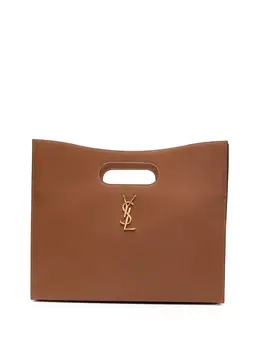 Saint Laurent: Коричневая сумка-шоппер 