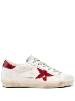 Golden Goose: Белые кроссовки  Superstar sneakers