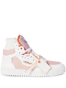 Off-White: Розовые кроссовки  Off Court