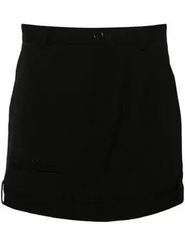 Balenciaga: Юбка из шерсти 