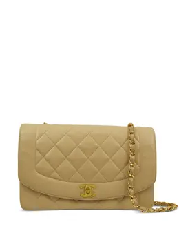 CHANEL Pre-Owned: Бежевая сумка 