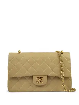 CHANEL Pre-Owned: Бежевая сумка 