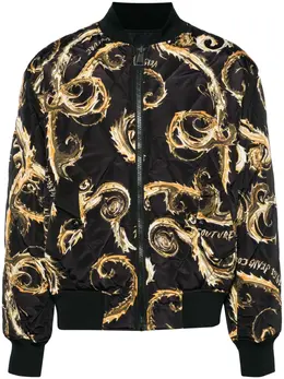 Versace Jeans Couture: Чёрная куртка 