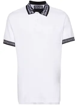 Versace Jeans Couture: Белое поло 