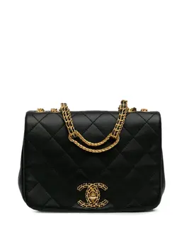 CHANEL Pre-Owned: Чёрная сумка 