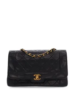 CHANEL Pre-Owned: Чёрная сумка через плечо 