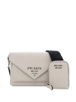 Prada Pre-Owned: Белая сумка через плечо 