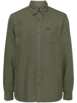 Fred Perry: Зелёная рубашка 
