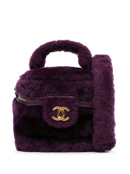 CHANEL Pre-Owned: Фиолетовая сумка 