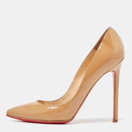 Christian Louboutin: Бежевые туфли  Pigalle