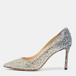 Jimmy Choo: Серебристые туфли  Romy