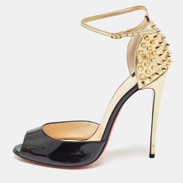 Christian Louboutin: Чёрные сандалии 