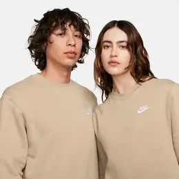 NIKE: Флисовый свитшот  Club