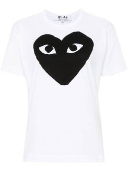 Comme Des Garcons Play: Хлопковая футболка 