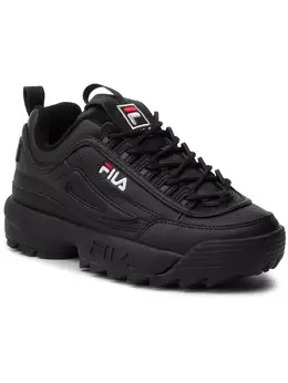 FILA: Чёрные кеды  Disruptor