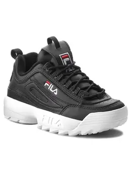 FILA: Чёрные кеды  Disruptor