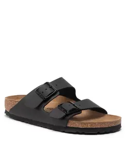 Birkenstock: Чёрные сабо  Arizona