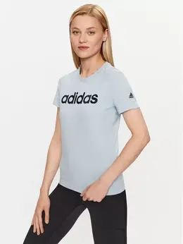 Adidas: Синяя футболка 