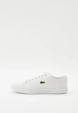 Lacoste: Белые кеды 