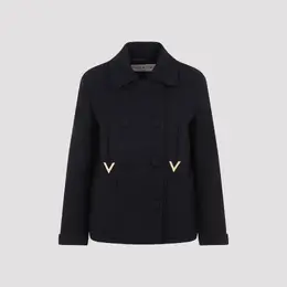 Valentino: Синее пальто 