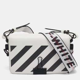 Off-White: Белая сумка через плечо  Binder Clip