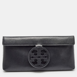 Tory Burch: Чёрный клатч  Miller