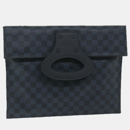 Louis Vuitton: Чёрный клатч  Pochette