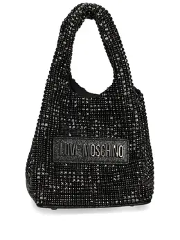 Love Moschino: Чёрная сумка-шоппер 
