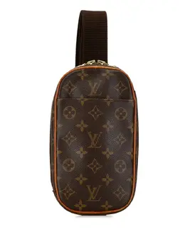 Louis Vuitton Pre-Owned: Коричневая сумка через плечо 