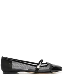 Jimmy Choo: Чёрные балетки 