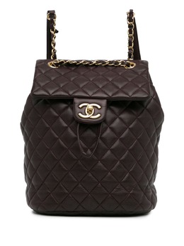 CHANEL Pre-Owned: Фиолетовый рюкзак 