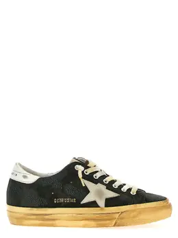 Golden Goose: Зелёные кроссовки  Superstar sneakers